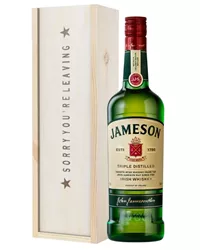 Irish Whiskey Sorry You Are Leaving Gift